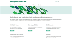 Desktop Screenshot of desopharmex.ch